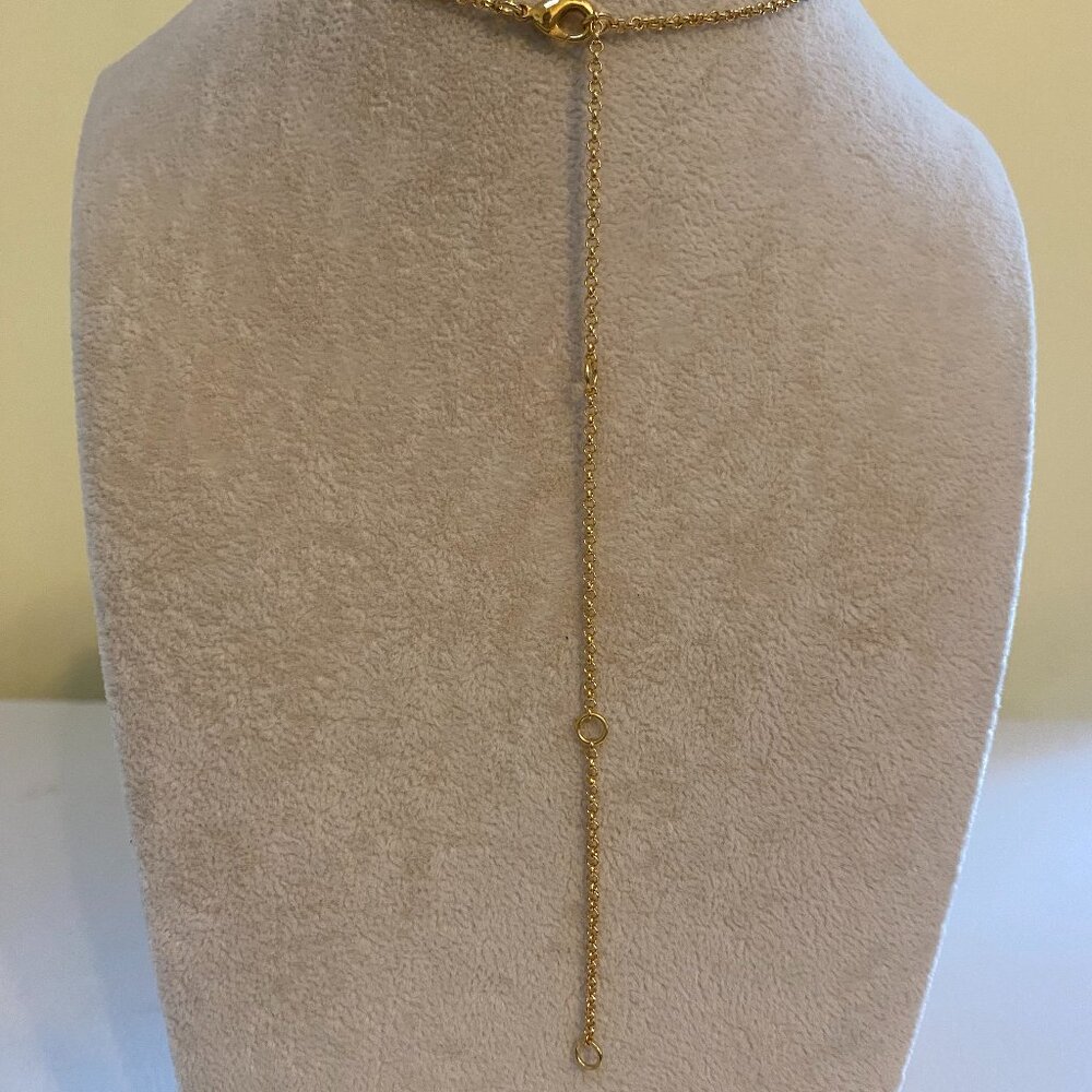 Ruby Keyhole Pendant - Picture 3 of 3